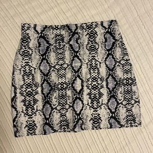 Shein Snakeprint Skirt